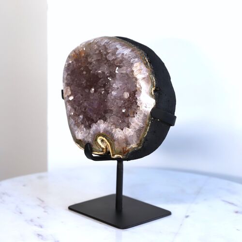 Pink Amethyst Geode Pod