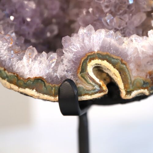 Pink Amethyst Geode Pod