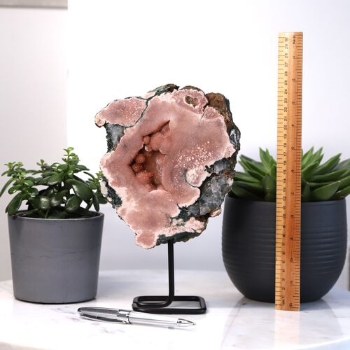 Pink Amethyst Geode Crystal