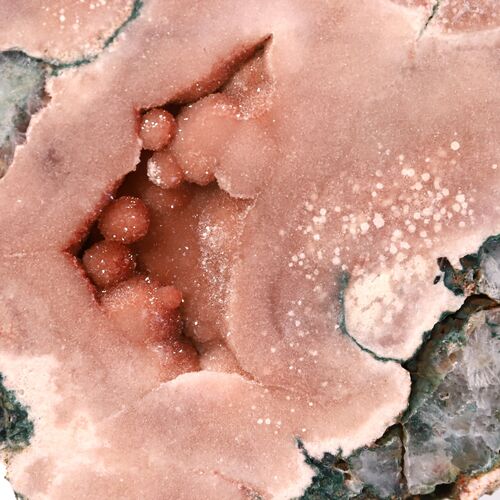 Pink Amethyst Geode Crystal