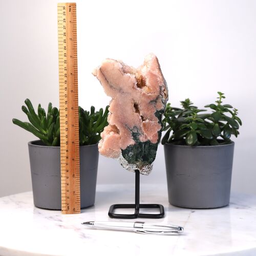 Pink Amethyst Geode Crystal