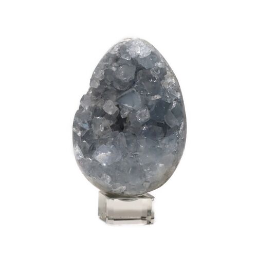 Celestite Egg Geode Crystal