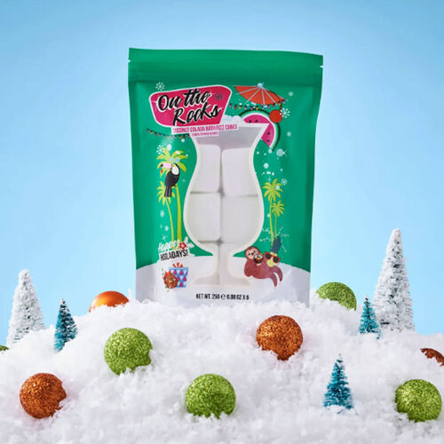 Coconut Bath Fizzers Happy Hooladays x 6