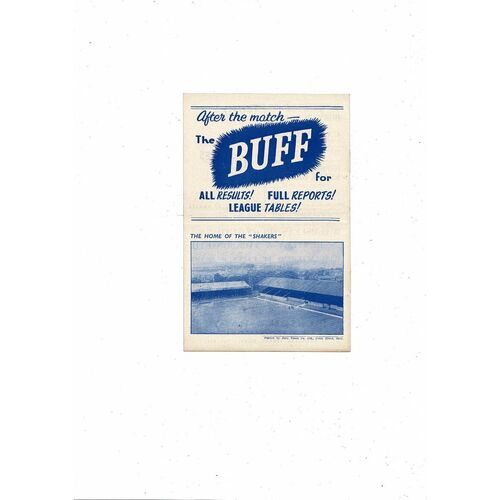 1959/60 Bury v Bolton Wanderers FA Cup Football Programme