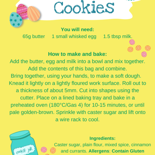 Cookie Kit - Easter Biscuits  x 5 - for Easter Workshop Yr 1 (2026)