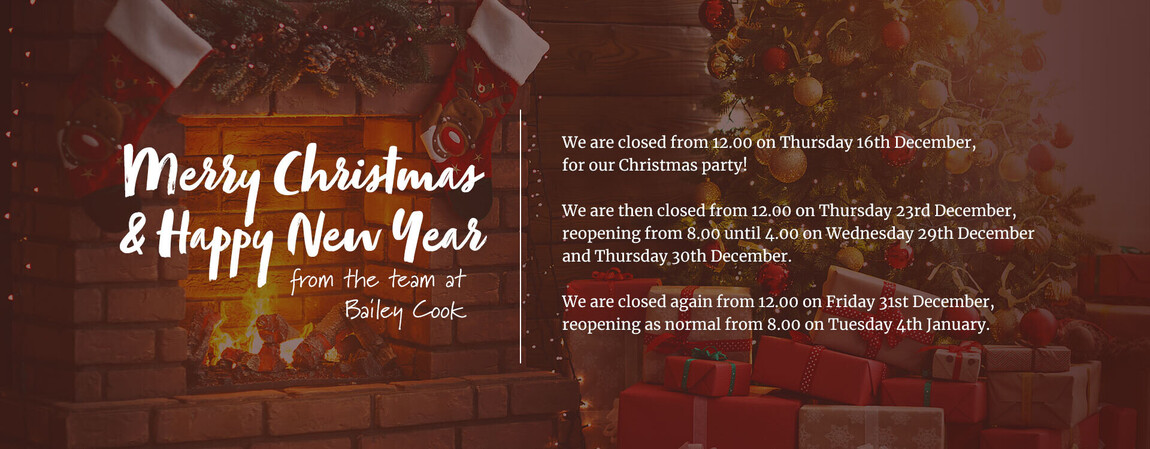 Christmas opening times
