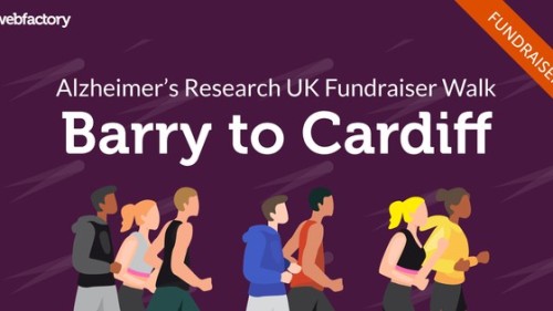 Walking from Barry to Cardiff for Alzheimer’s Research UK