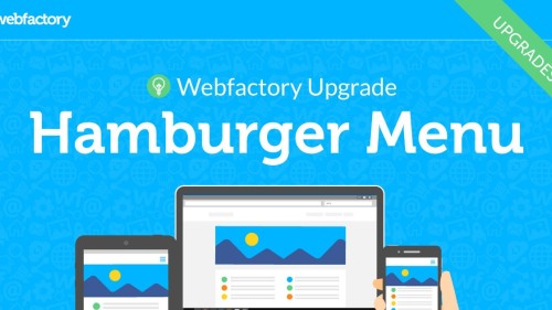 New upgrade - Hamburger menu