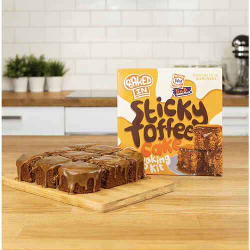 Sticky Toffee Cake Kit by Bakedin