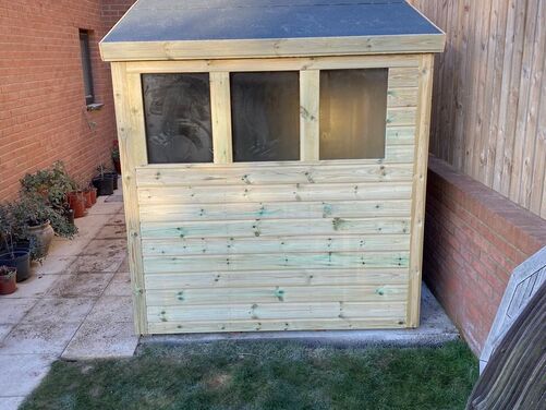 #A087 8x6 Apex Reverse Shed