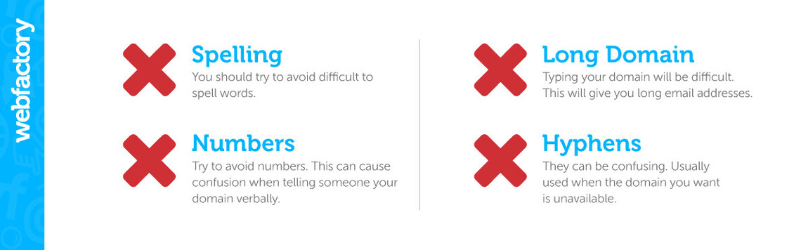 factors to consider when choosing a domain