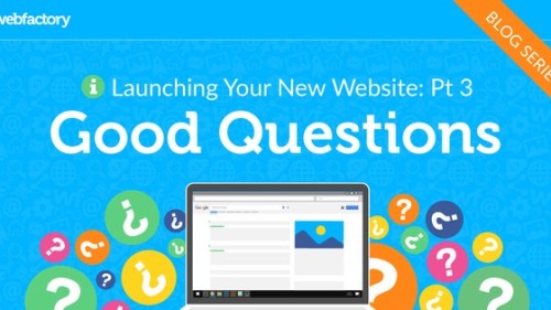 Launching your new website - part 3