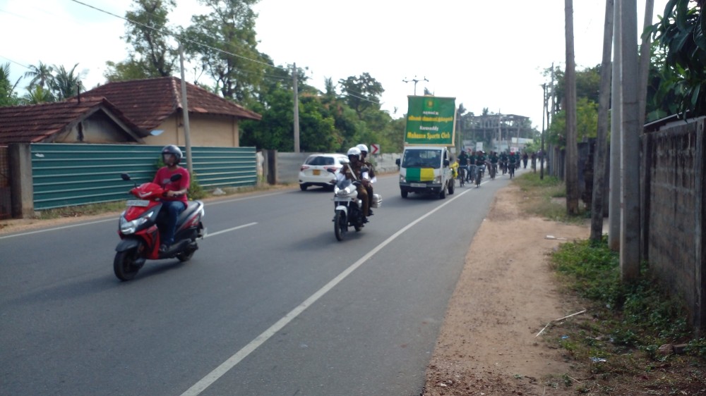 மகேசன் விளையாட்டுக்கழகத்தின் 30ஆவது ஆண்டு நிறைவில் துவிச்சக்கர பயணம்