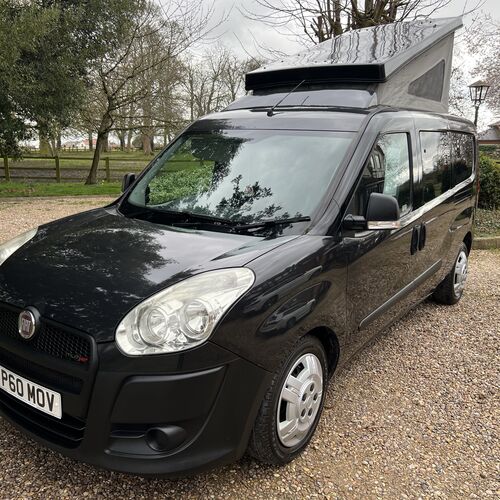 2010 (60)reg Fiat Doblo Max M-Jet Diesel 1598cc Camper Van 2 Berth Pro Conversion