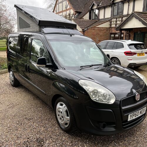 2010 (60)reg Fiat Doblo Max M-Jet Diesel 1598cc Camper Van 2 Berth Pro Conversion