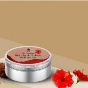Luxurious Red Clay & Hibiscus Dry Body Mask