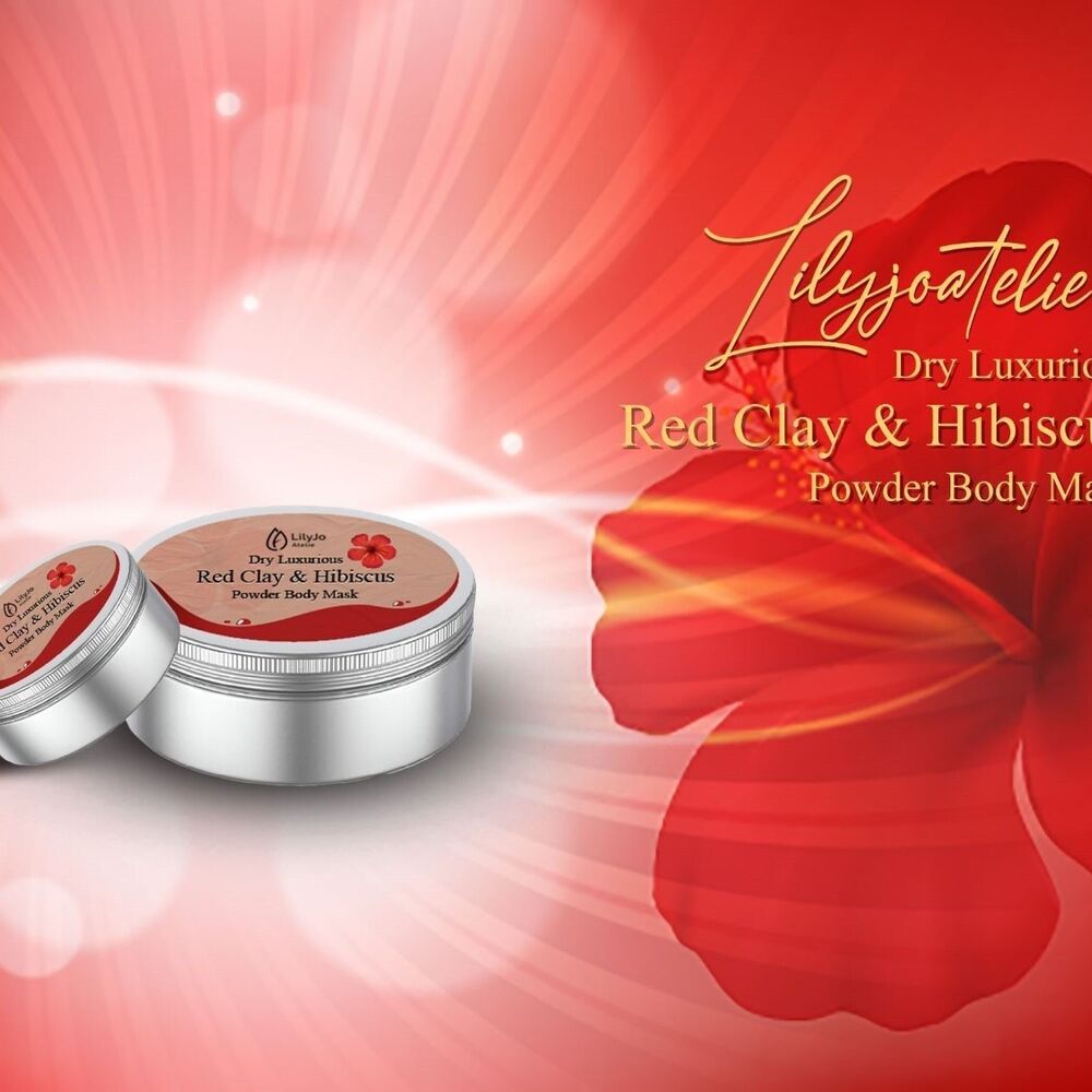Luxurious Red Clay & Hibiscus Dry Body Mask