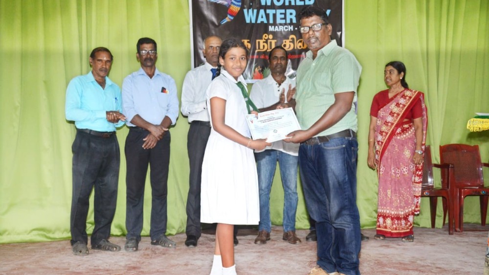 சர்வதேச நீர்தினம் மூளாய் சைவப்பிரகாச வித்தியாசாலையில் அனுஷ்டிப்பு