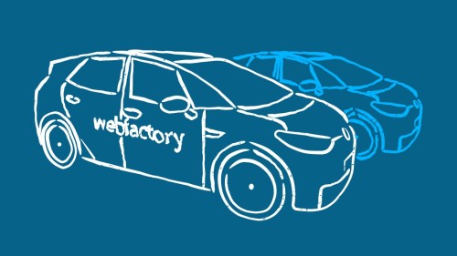 Webfactory's new electric cars