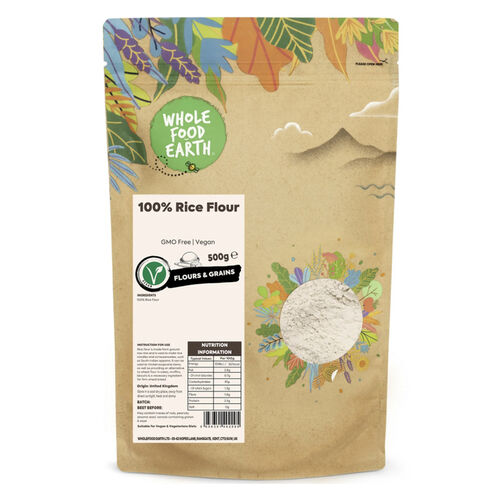 Rice Flour 100% by Wholefood Earth 500g