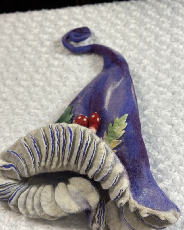 Purple flower Tod hat