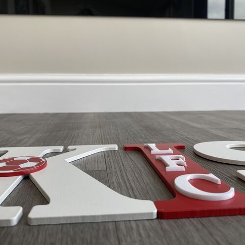 FOOTBALL THEME letters