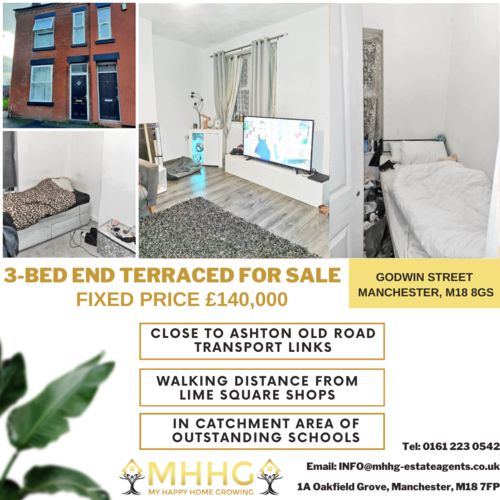 3 Bedroom End Terraced for Sale