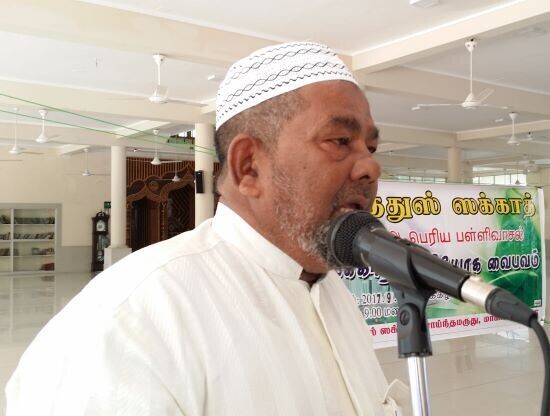 சாய்ந்தமருதின் மூத்த உலமா காஸிம் மெளலவி காலமானார்