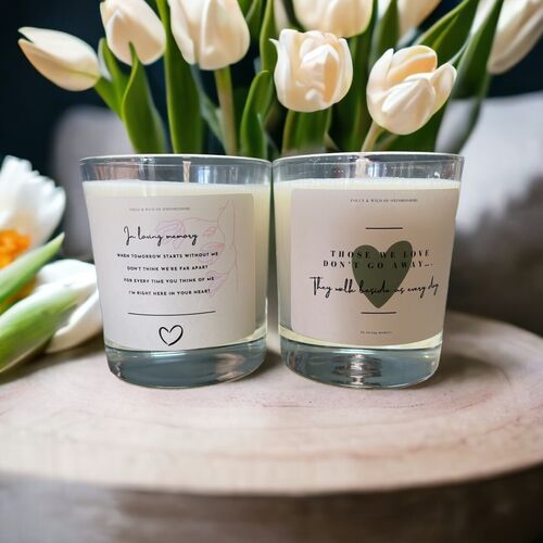 When tomorrow starts without me Memorial candle