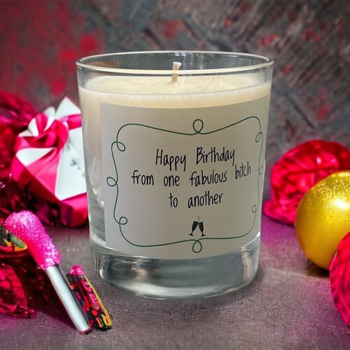 Fabulous birthday candle