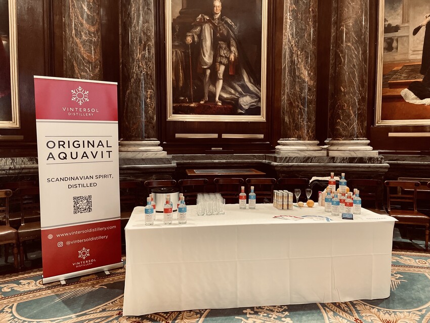 Vintersol Distillery stand at a CFCC event