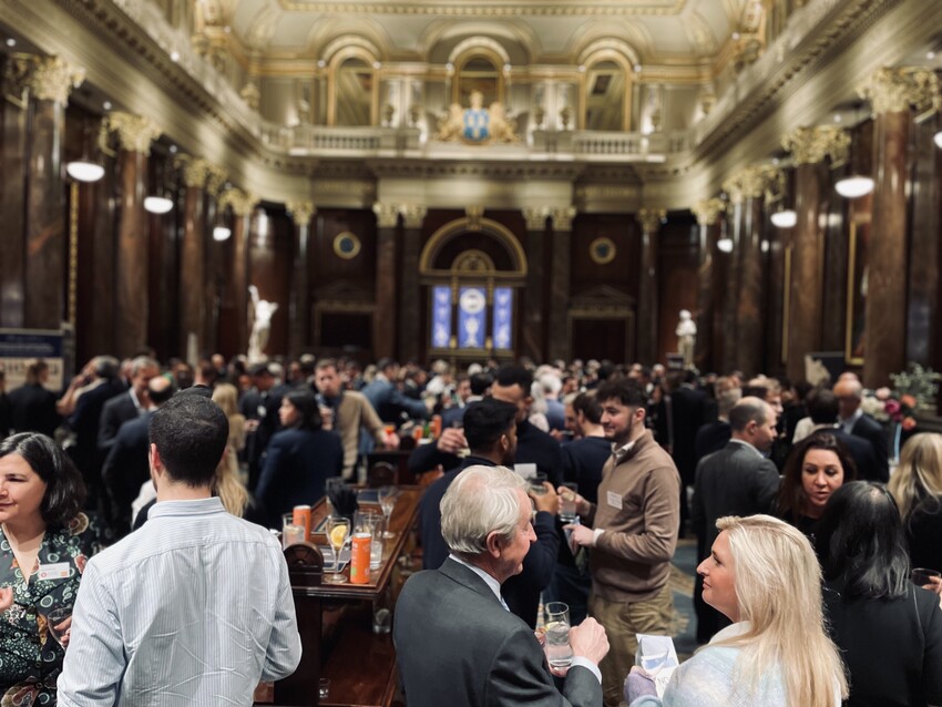 Photo of Draper's Hall during a CFCC event