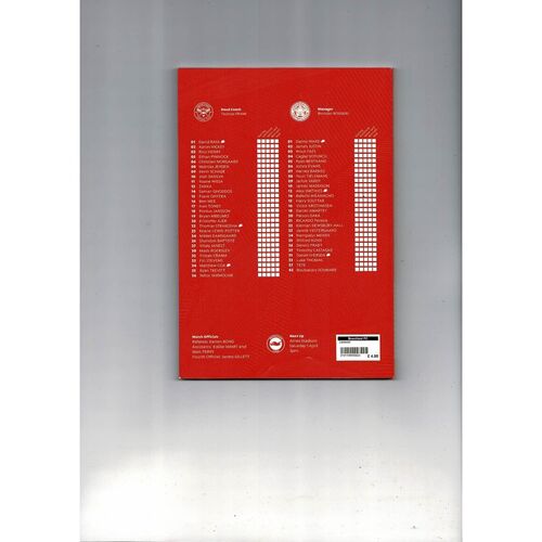 2022/23 Brentford v Leicester City Football Programme