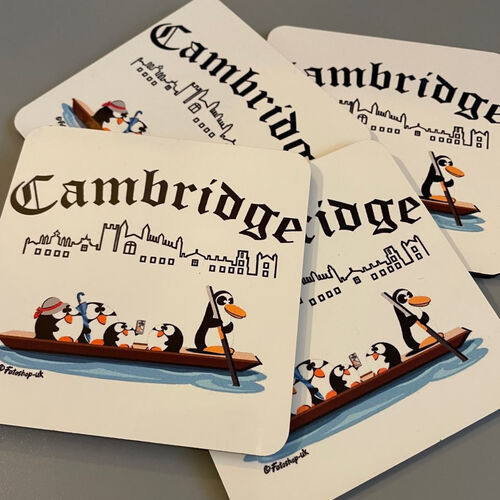 'Punting in Cambridge' Coaster