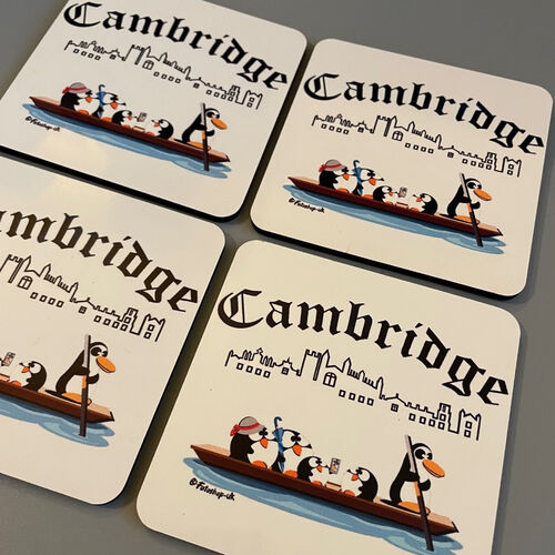 'Punting in Cambridge' Coaster