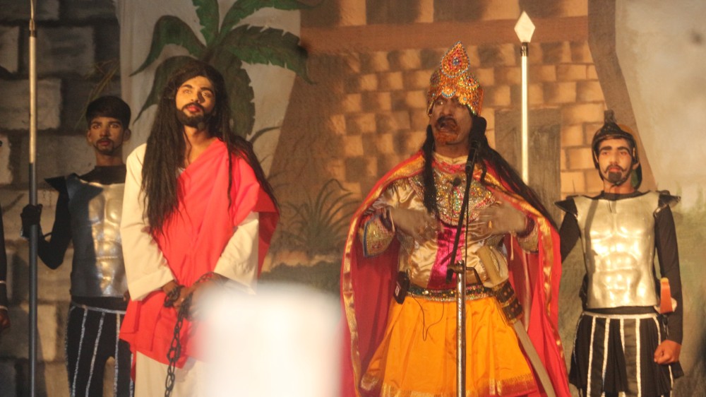 மன்னார் மறைமாவட்டத்தில் வங்காலையில் இயேசுவின் திருப்பாடுகளின் காட்சி