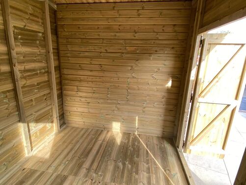 #SHA005 18x8 Apex Summer House Combi