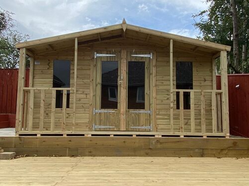 #SHA008 14x10 Apex Summer House