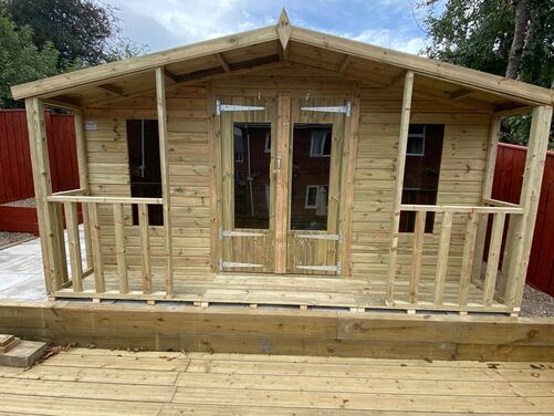 #SHA008 14x10 Apex Summer House