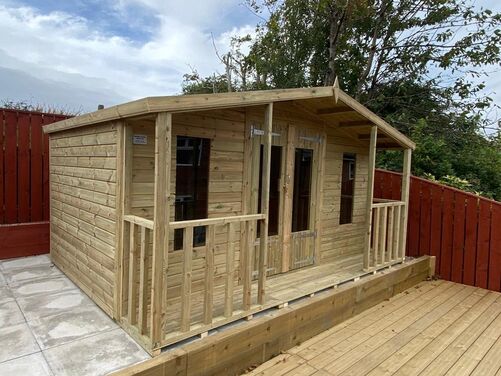 #SHA008 14x10 Apex Summer House