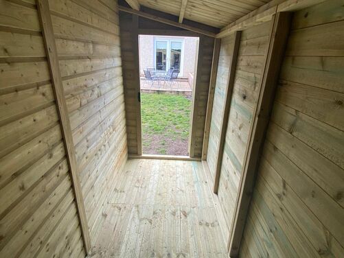 #SHA036 14x10 Apex Summer House Combi