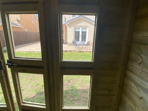 #SHA036 14x10 Apex Summer House Combi