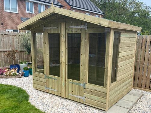 #SHA014 8x8 Apex Summer House