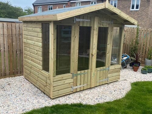 #SHA014 8x8 Apex Summer House