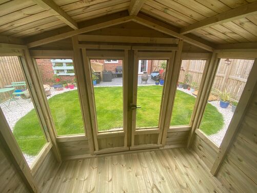 #SHA014 8x8 Apex Summer House