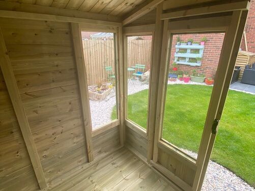 #SHA014 8x8 Apex Summer House