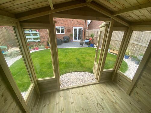 #SHA014 8x8 Apex Summer House