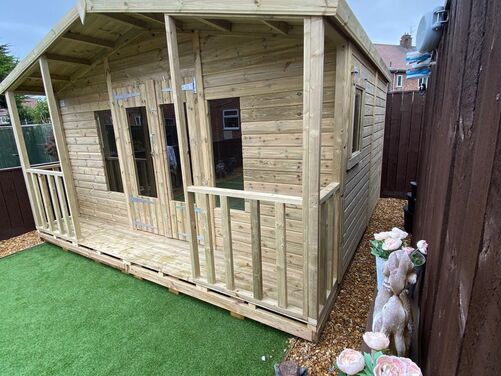 #SHA080 14x12 Apex Summer House