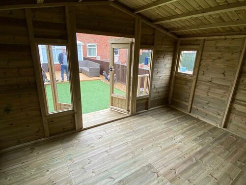 #SHA080 14x12 Apex Summer House