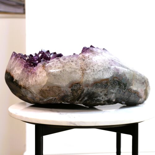 Amethyst Geode Crystal Cluster